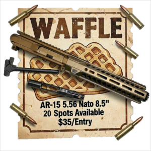 AR15 8.5 Inch Complete Pistol Upper 5.56 Nato Burnt Bronze Cerakote (Waffle)